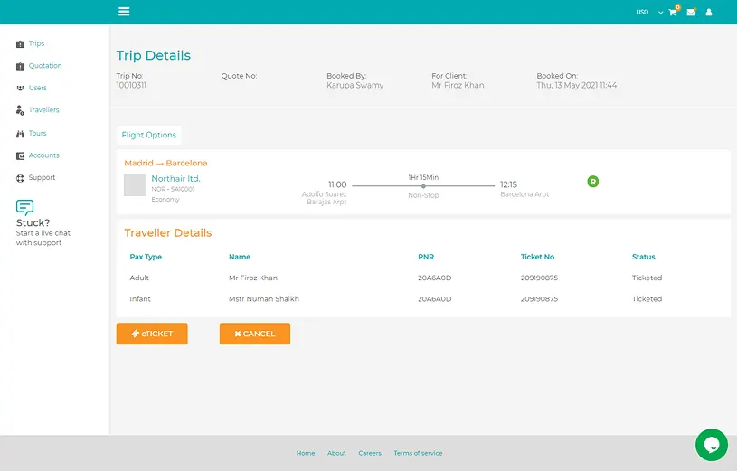 B2B Booking Platform